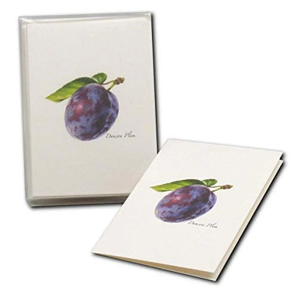 Earth Sky + Water - Plum Notecard Set - 8 Blank Cards with Envelopes